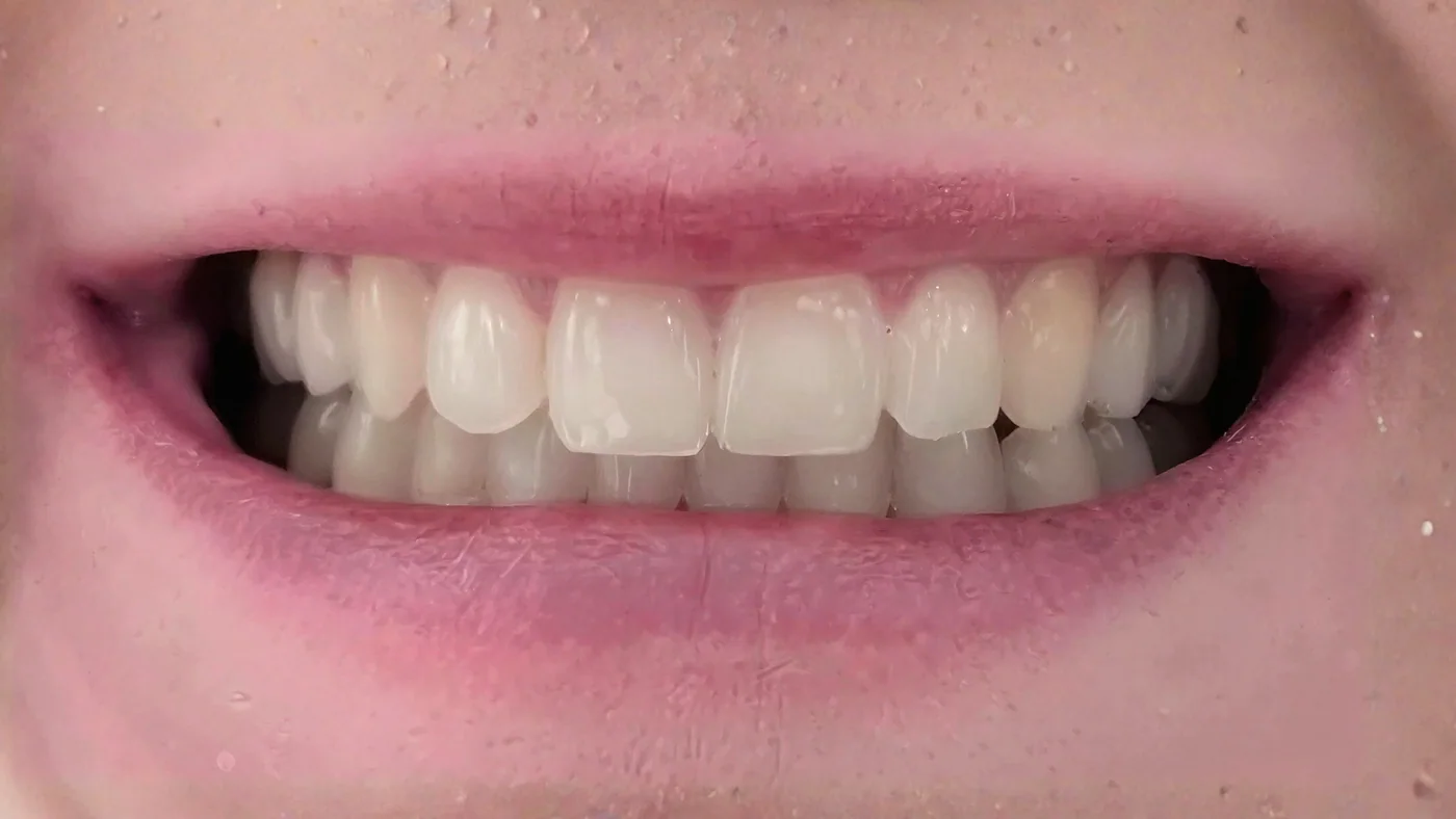 Zona molar - antes (sonrisa estrecha)