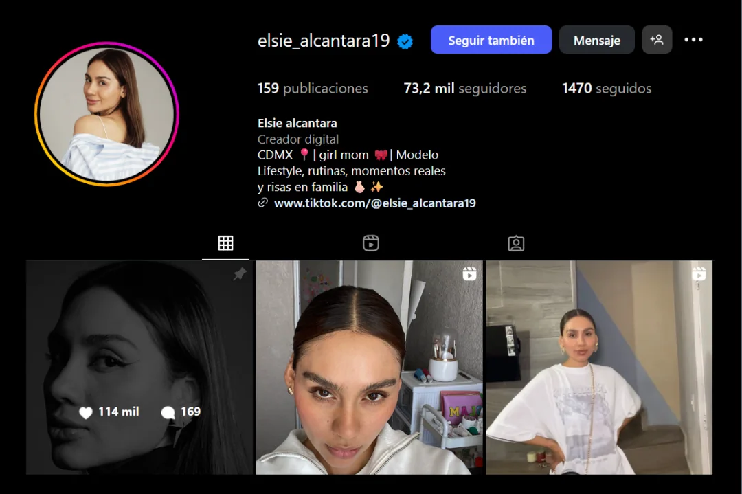 Perfil de Instagram de Elsya (@elsie_alcantara19)